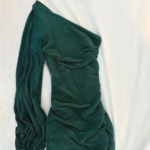 Lucy in the Sky one-shoulder dress